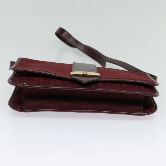 DIOR Trotter Canvas Shoulder Bag Red - Picture 9 of 12